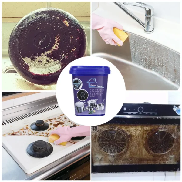 Multi-Purpose Cleaning Paste Steel Cleaner Home Kitchen Stains Cleaning Hot Products Popular Choice Gifts For Friends And Family