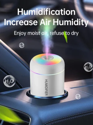 180ML Mini Air Humidifier USB Electric Aroma Diffuser Essential Oil Purifier Aromatherapy Mist Maker Lights For Car Home Bedroom 2