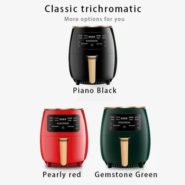 Air fryer home multi-function smart touch screen large capacity electric fryer french fries machine without oil smoke